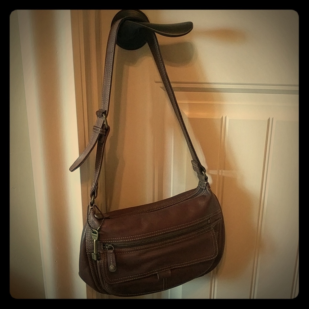 Vintage Leather Fossil Bag